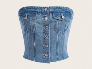 Lara Denim Crop Top